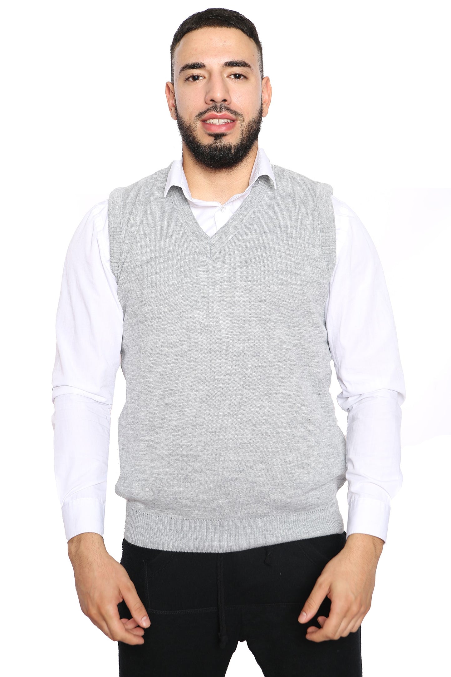 Style Moda Men's Classic V-Neck Sleeveless Vest Top