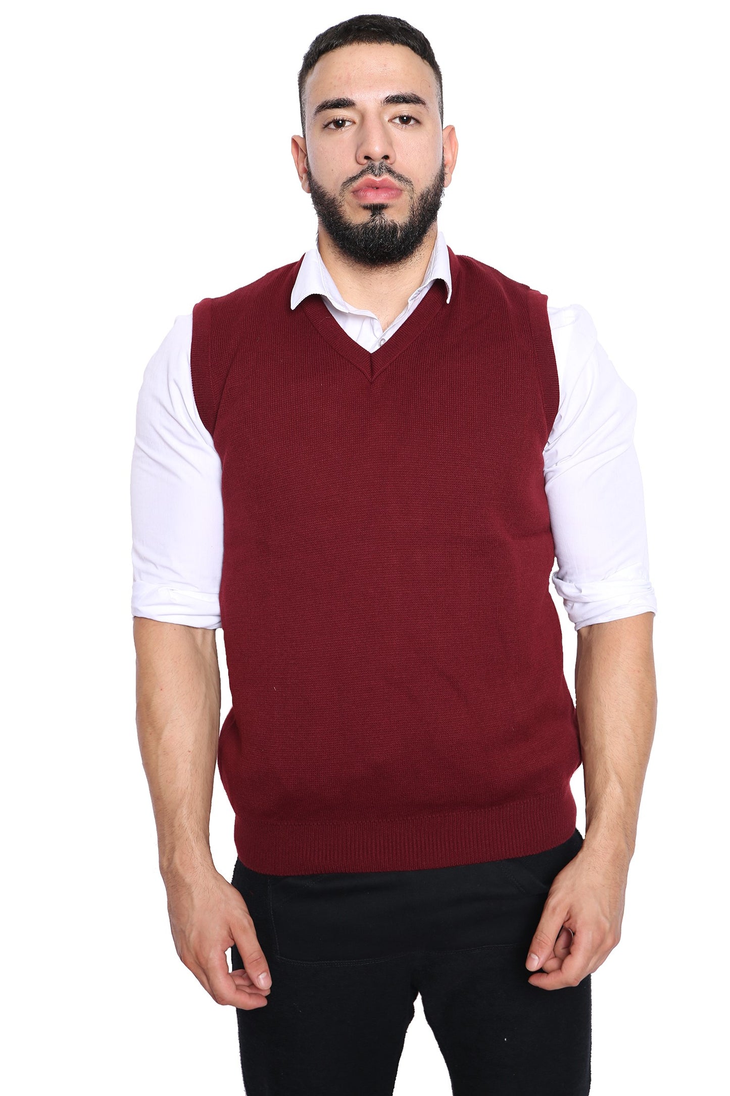 Style Moda Men's Classic V-Neck Sleeveless Vest Top